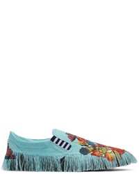 Doublet Blue Anime Fringe Embroidery Sneakers