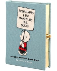 Olympia Le-Tan Everything I Do Embroidered Book Clutch