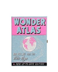 Olympia Le-Tan Wonder Atlas Embroidered Book Clutch