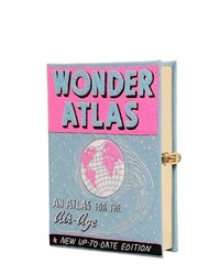 Olympia Le-Tan Wonder Atlas Embroidered Book Clutch