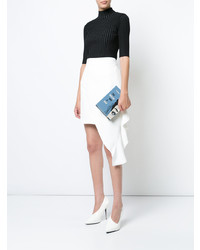 Olympia Le-Tan Stitched Book Clutch