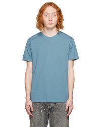Frame Blue Embroidered T Shirt