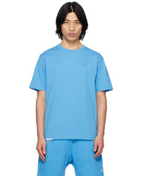 AAPE BY A BATHING APE Blue Embroidered T Shirt