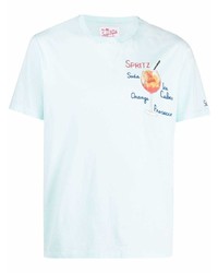 MC2 Saint Barth Embroidered Cotton T Shirt