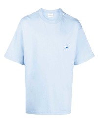 Drôle De Monsieur Embroidered Logo Cotton T Shirt