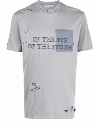 Acne Studios Embroidered Slogan T Shirt