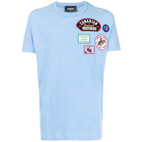 dsquared patches t shirt