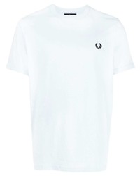 Fred Perry Ringer Logo Embroidered T Shirt