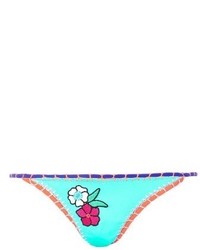 Topshop Embroidered Crochet Bikini Bottoms