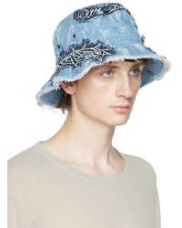 Who Decides War by MRDR BRVDO Blue Crown Of Thorns Bucket Hat