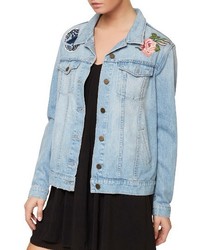 Sanctuary Butterfly Obsessed Denim Jacket