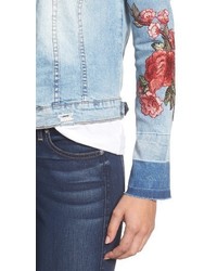 KUT from the Kloth Lily Patch Detail Denim Jacket