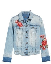 KUT from the Kloth Lily Patch Detail Denim Jacket