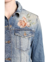Mavi Jeans Mavi Katy Rose Embroidered Denim Jacket