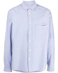 Isabel Marant Logo Embroidered Button Down Shirt