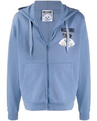 Moschino Bear Embroidered Hoodie