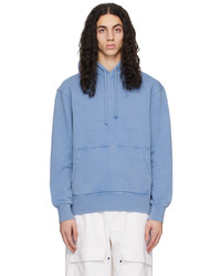 JW Anderson Blue Embroidered Hoodie