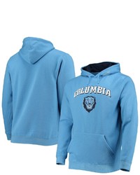 Colosseum Light Blue Columbia University Arch And Logo Pullover Hoodie