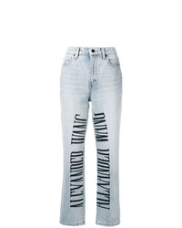 Alexander Wang Cult Logo Embroidered Jeans