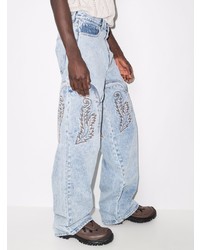 Y/Project Detachable Cuff Straight Leg Jeans