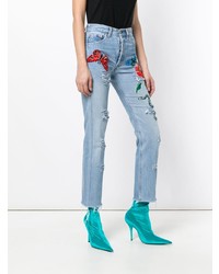 History Repeats Embroidered Jeans
