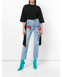 History Repeats Embroidered Jeans