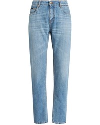 Etro Embroidered Straight Leg Jeans