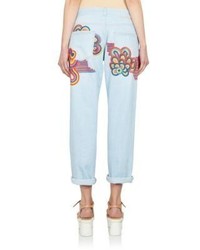 Stella McCartney Embroidered Tomboy Fit Jeans