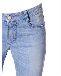 Ermanno Scervino Lace Embroidered Stretch Denim Jeans