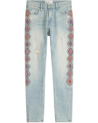 Sandrine Rose Embroidered Jeans