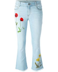 Stella McCartney Embroidered Flared Jeans