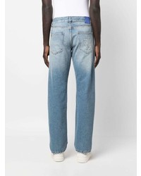 Marcelo Burlon County of Milan Straight Leg Washed Jeans
