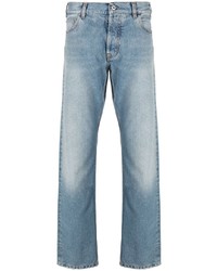 Marcelo Burlon County of Milan Straight Leg Washed Jeans