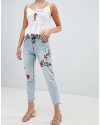 Only Tonni Embroidered Jeans