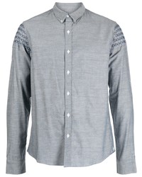 Private Stock Embroidered Detail Linen Shirt