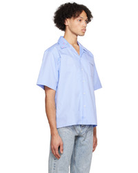 Marni Blue Embroidered Shirt