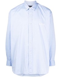 Comme des Garcons Homme Comme Des Garons Homme Embroidered Logo Plain Cotton Shirt
