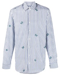 Etro Embroidered Butterfly Detail Shirt