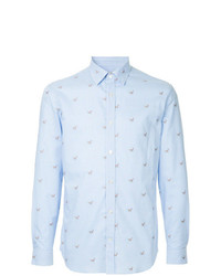 Gieves & Hawkes Embroidered Fitted Shirt