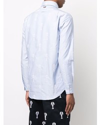 Thom Browne Embroidered Lobster Shirt