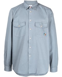 PS Paul Smith Embroidered Logo Long Sleeve Shirt