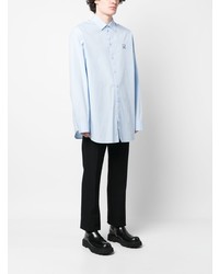 Raf Simons X Fred Perry Embroidered Logo Oversized Shirt
