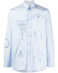Raf Simons Embroidered Long Sleeve Shirt