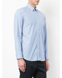 Gieves & Hawkes Embroidered Patch Fitted Shirt
