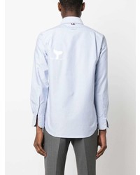 Thom Browne Embroidered Whale Detail Shirt