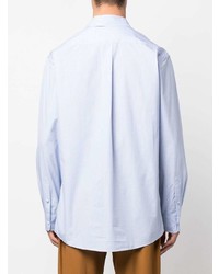 Kenzo Logo Embroidered Buttoned Collar Shirt