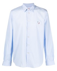 PS Paul Smith Logo Embroidered Cotton Shirt