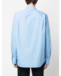 Helmut Lang Logo Embroidered Patch Pocket Shirt