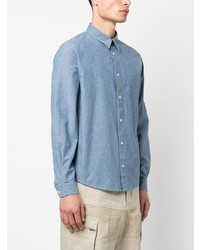 A.P.C. Logo Embroidered Shirt