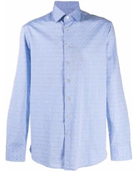 Etro Skull Embroidered Cotton Shirt